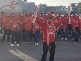 Reuni SMANSA ke-63, jalan santai dilepas Wagub Sultra