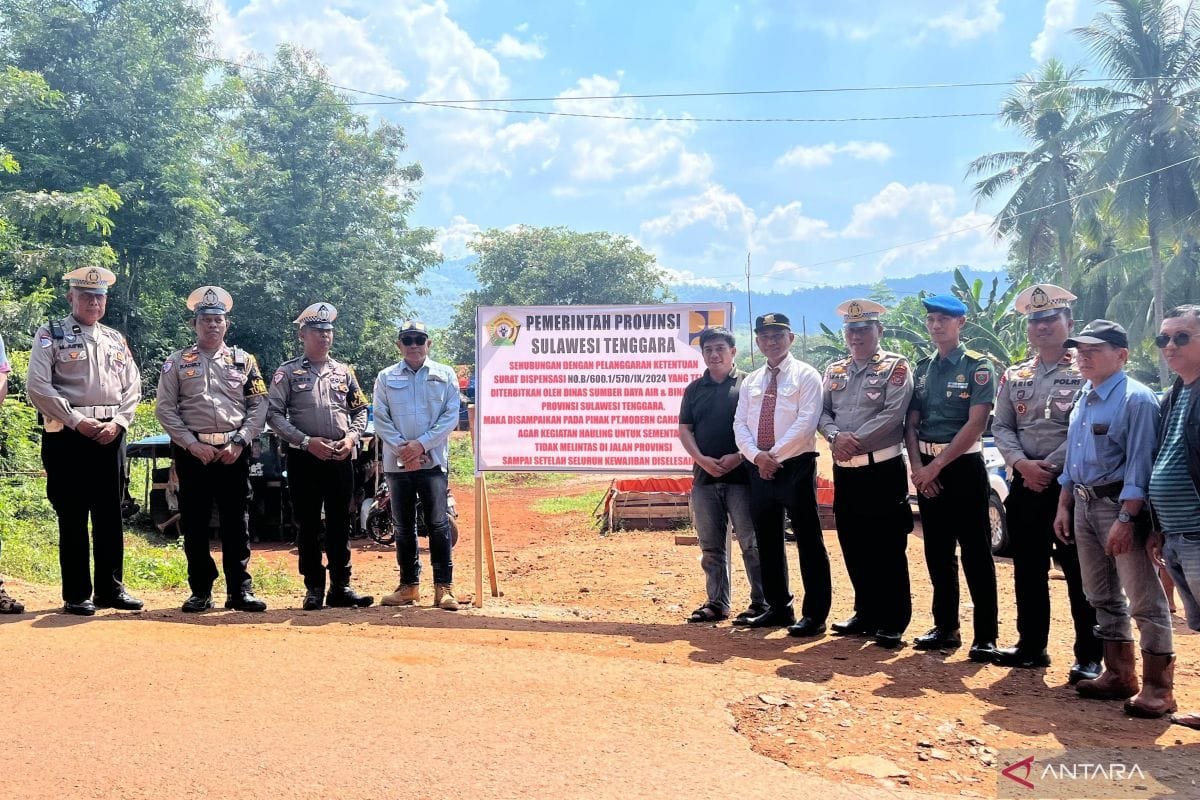 Pemprov Sultra tutup akses hauling perusahaan tambang MCM Konawe