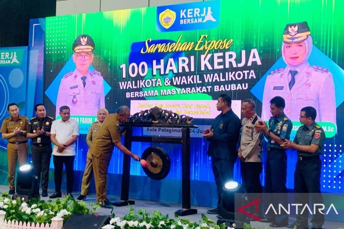 Wali Kota Baubau sebut program 100 hari kerja kolaborasi semua unsur