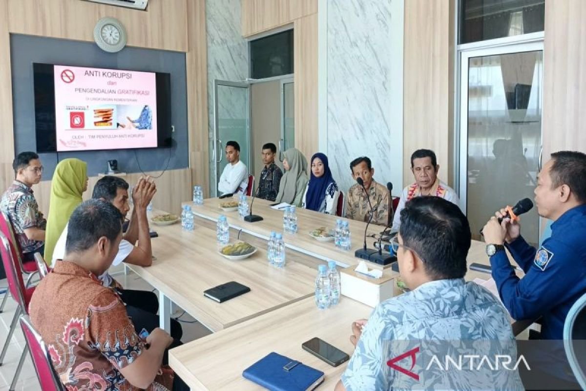 BPN Mubar gelar sosialisasi antikorupsi cegah gratifikasi pelayanan pertanahan