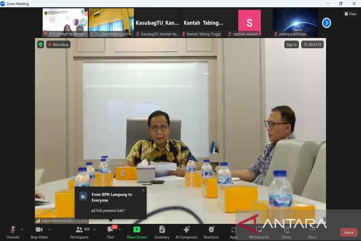 BPN Mubar gelar rekonsiliasi data melalui P3L SIMPEG