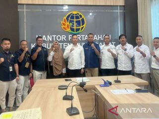 BPN Mubar dukung proses lelang tanah jaminan bersama KPKNL Kendari