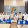 BPN Mubar terima hasil kegiatan PTSL 2025, 600 sertifikat siap disalurkan