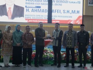 Komisi IX DPR RI sosialisasi program MBG di Konsel