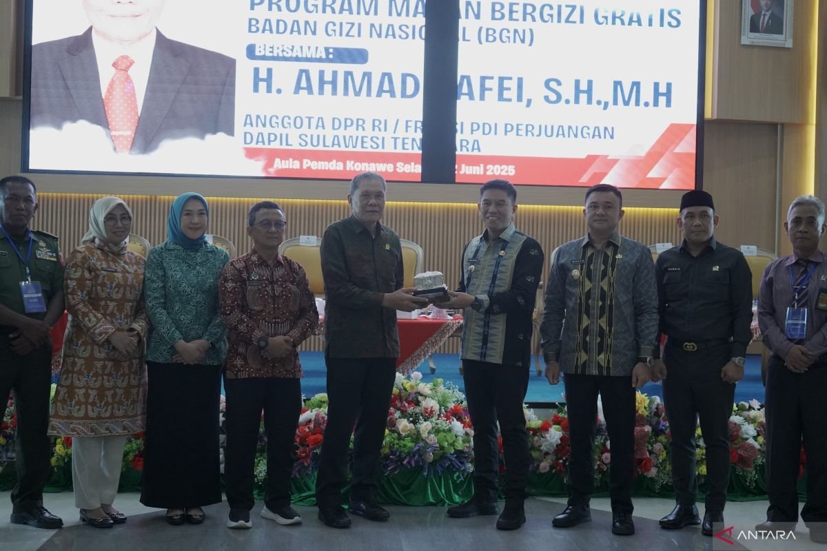Komisi IX DPR RI sosialisasi program MBG di Konsel