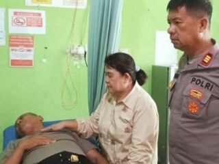 Kelelahan Amankan Arus Mudik, Perwira Polres Banggai Dilarikan ke RSUD Luwuk